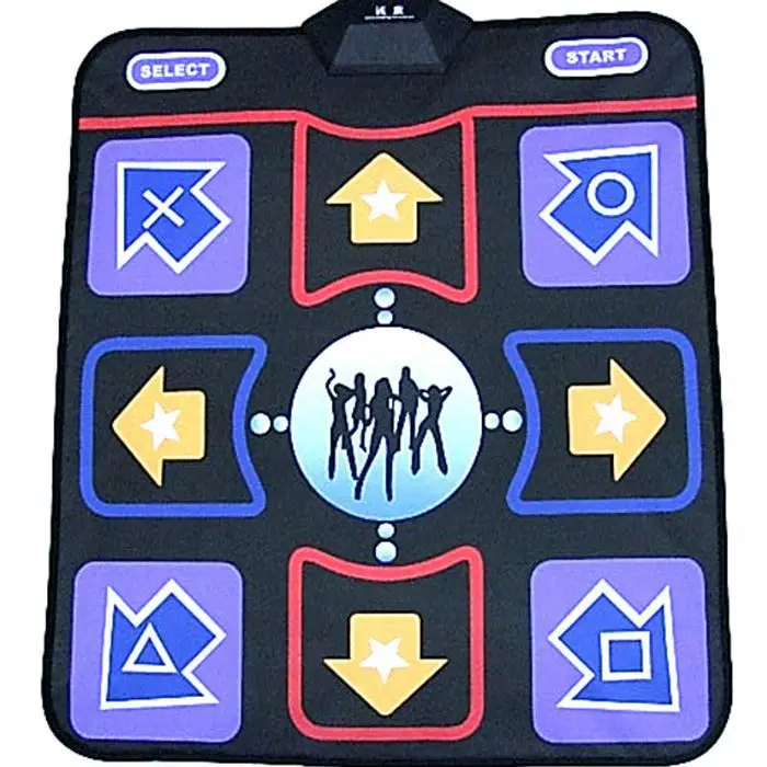 
USB RCA Non-Slip Dancing Step Dance Mat Pad for PC TV AV Video Game 
