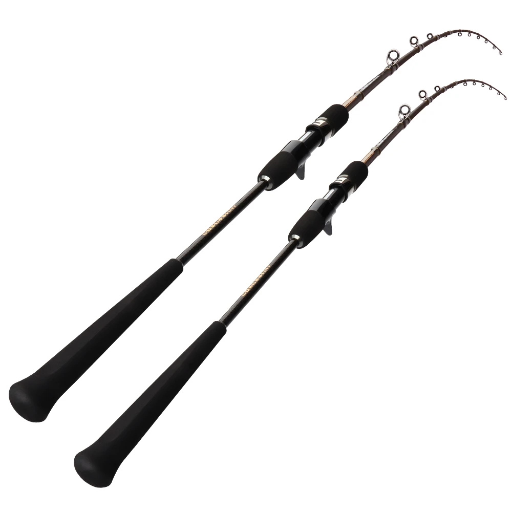 

FUJI accessoy 1.98m 1section 120g-350g bait casting fishing rod jigging fishing rod, Black