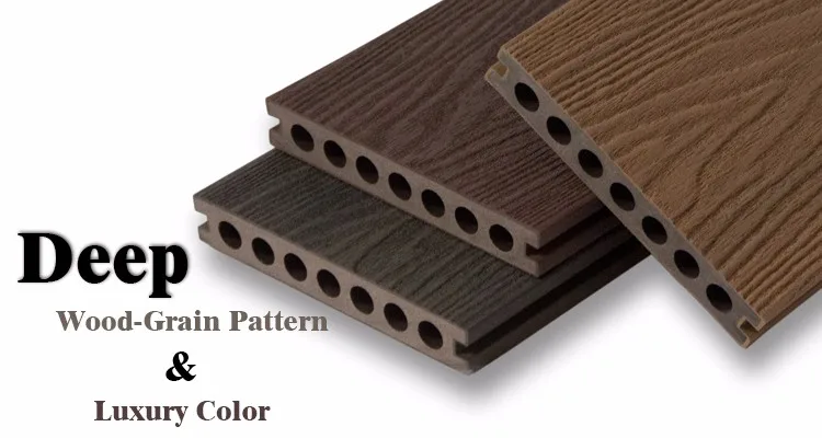 3rd Generation WPC New Tech plastic Wood composite decking
