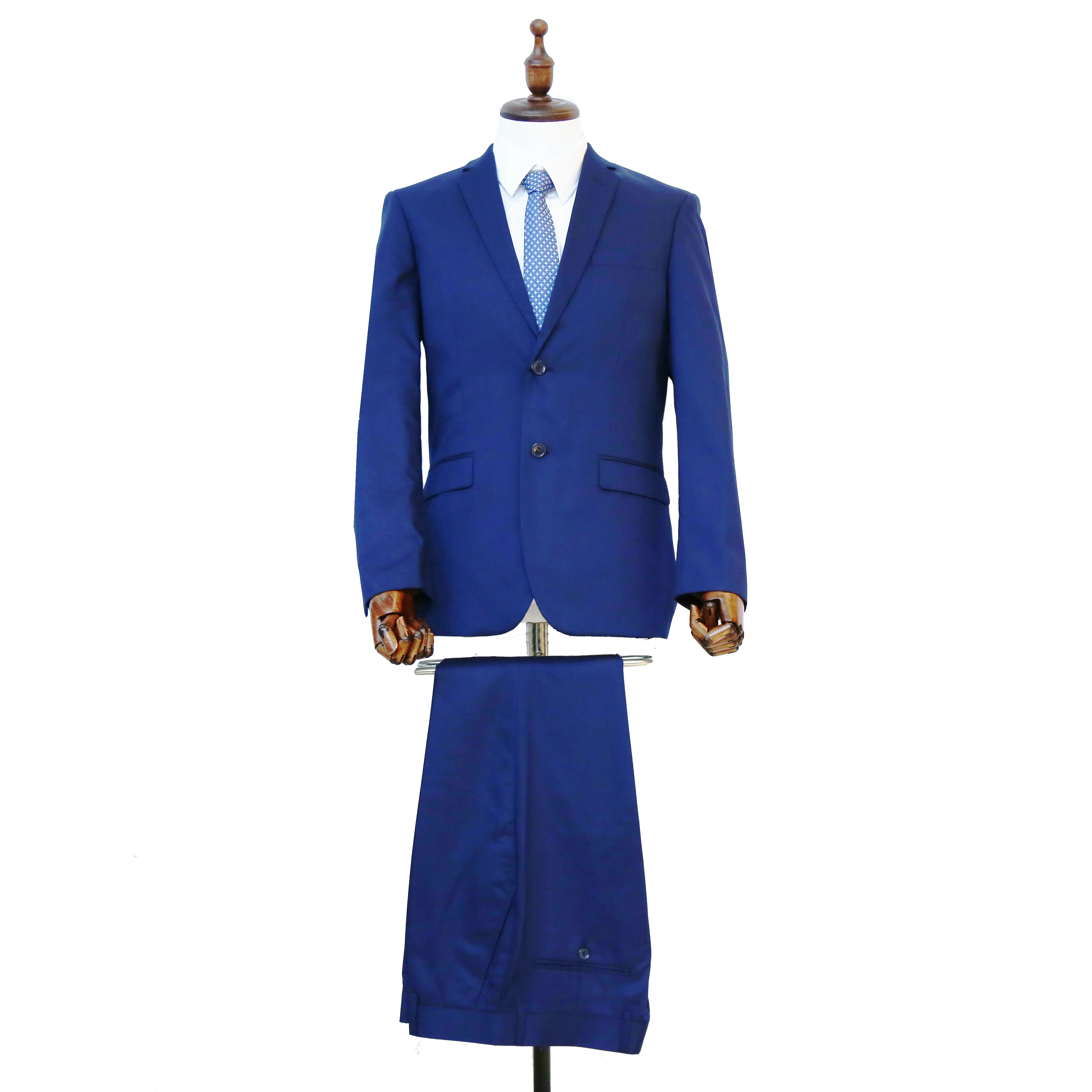 

2019 royal blue fitness wholesale two piece suit high quality mens suit