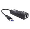 Wholesale Black USB 3.0 to 10/100/1000 Mbps Gigabit RJ45 Ethernet LAN Network Adapter For PC Mac