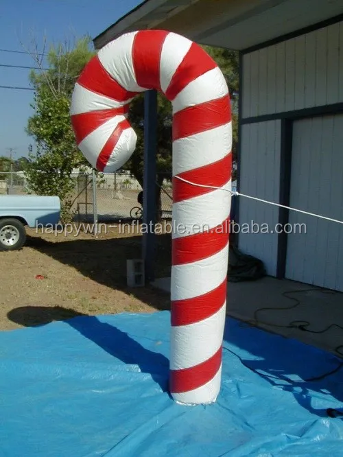 Competitive Price Giant Inflatable Candy Cane Christmas Decoration