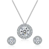 

Caoshi Bridal Jewelry Set Fashion Necklace,AAA Cubic Zircon Earrings Stud,Jewelry Sets Silver 925