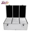 CD Flight Case Black Aluminum 400 CD DVD Case with Drawer 200 Hanging CD Holders Which Take 2 Disks Each