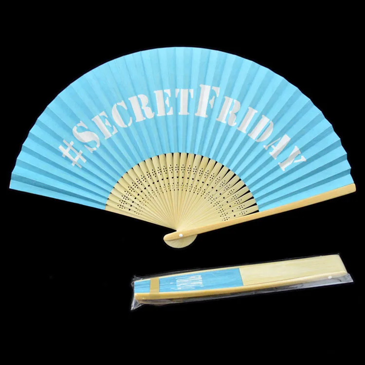 printed fans favors