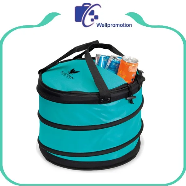 Extra Large Capacity Foldable Beer Can Cooler Bag,Collapsible Cylinder