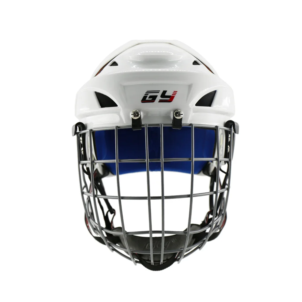 Pp Hockey Helmet With Cage White Hockey Mask For Player Face