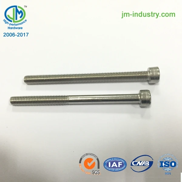 
1inch unc stainless steel SS304 hex socket round head cap screws 