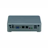 Fanless Nano industrial mini PC with 2* LAN /6* USB port/MAX 16GB ram desktop PC, support M.2 SSD slot