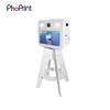 Small Wedding Party Photo Booth Machine Kiosk With Camera And Dye Sublimation Thermal Printer