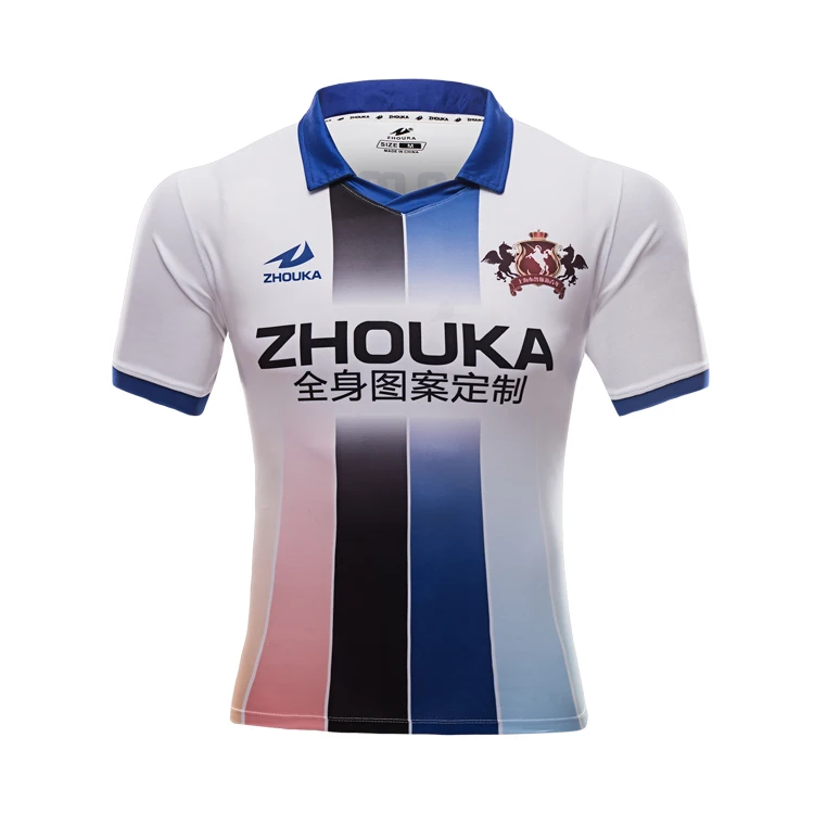 

China Wholesale Customized Sublimated Printed Soccer Jersey Mens Soccer Jersey Cheap 100% Polyester Football Jersey