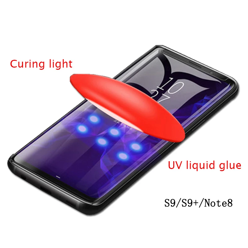 Note 9 pro стекло. Nano UV Glue. Lito Magic Glass Box.