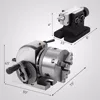 Dividing Head BS-0 5Inch 3 Jaw Chuck Dividing Head Set Precision Semi Universal Dividing Head for Milling Machine Rotary Table