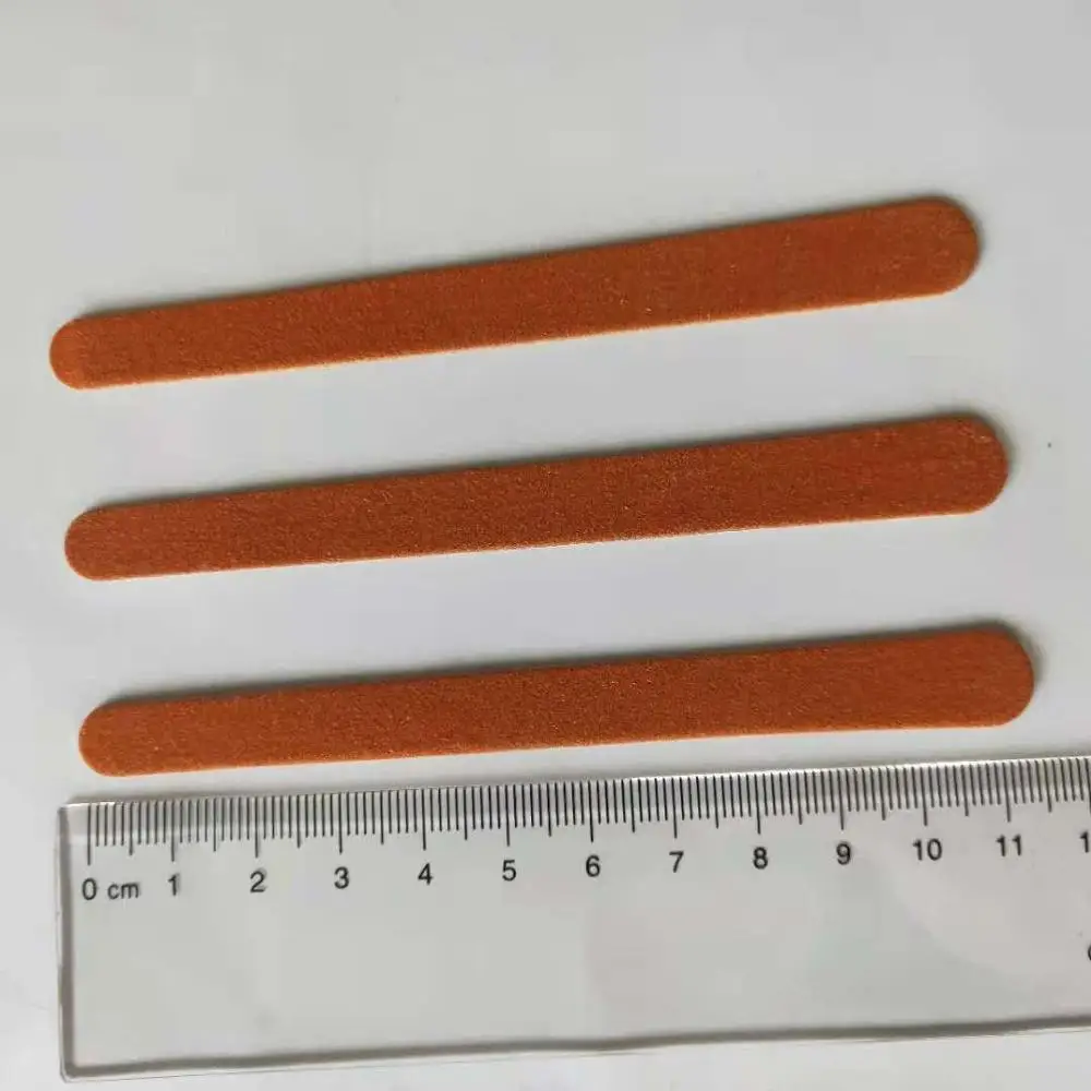 

Colorful Round custom sponge disposable nail file Wooden, Orange