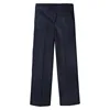 New style boys flat front pants school uniform sample high school long trousers for boys