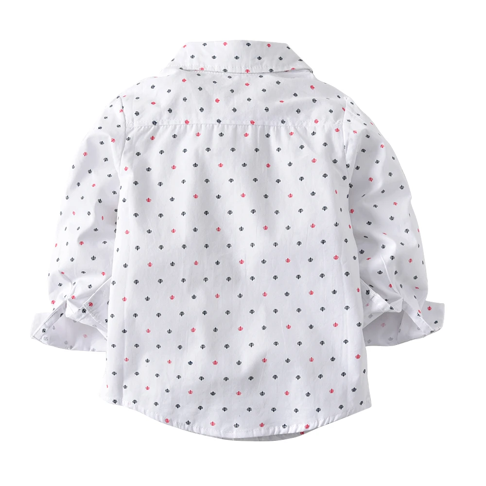 
custom printed baby kids clothes long sleeve shirt 