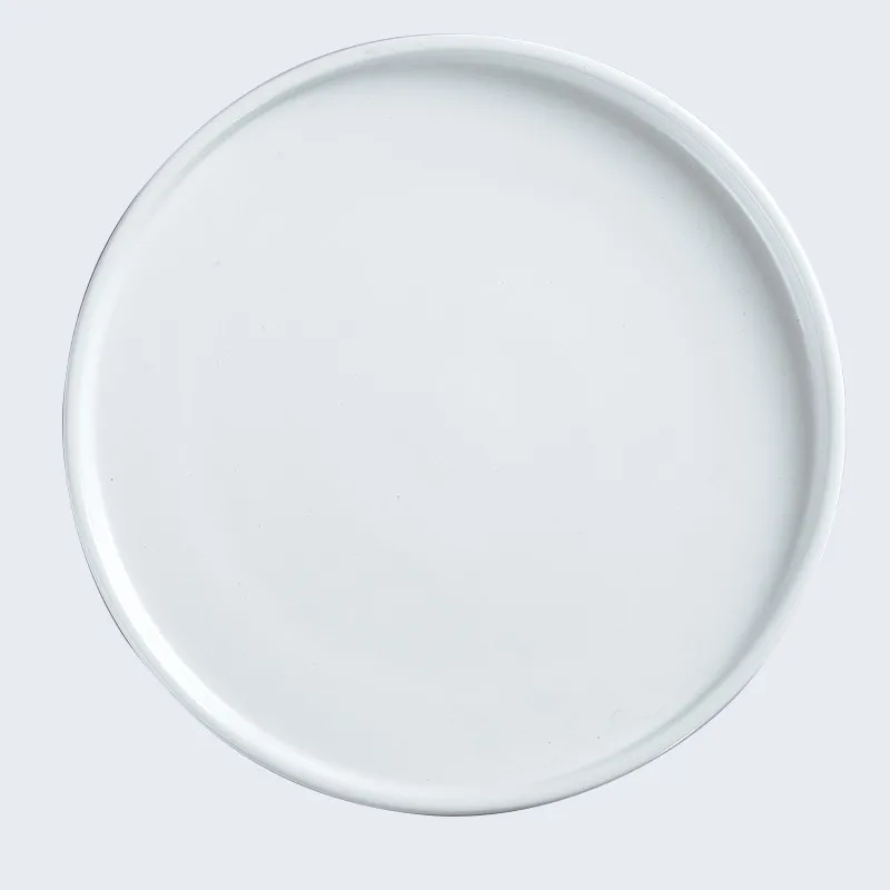 product-Two Eight-wedding ceramic salad plate japanese black ceramic plate supplier-img-2