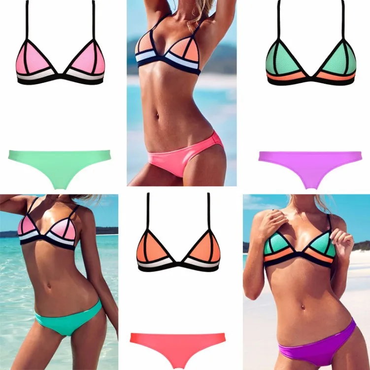 2015-Fashion-Sexy-Women-Bikinis-Set-Swimsuit-Triangle-Bra-Bikini-biquini-Co...