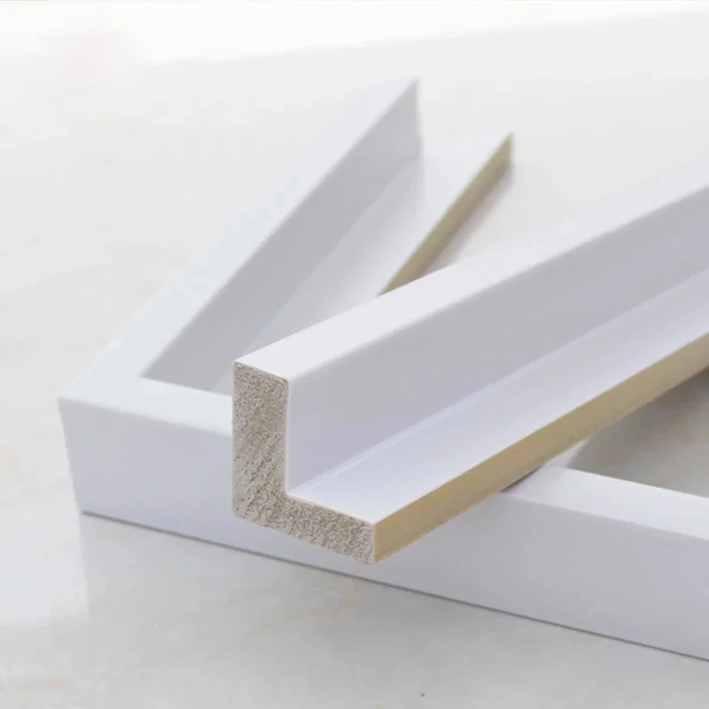 Hot Sell High Quality L Shape Plastic Picture Frame Moulding For Canvas