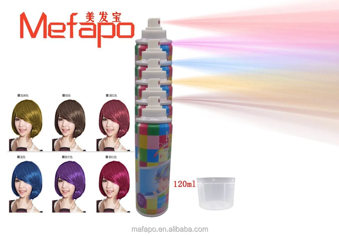 Temporary White Blue Pink Hair Dye Hair Spray Buy Temporary