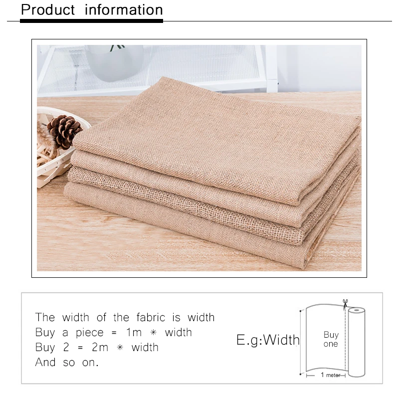 Sofa hessian fabric woven 100% jute fabric for bags