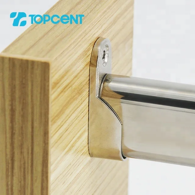
Topcent furniture wardrobe hanging tube holders support 