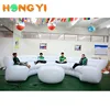 Guangzhou custom living room pvc inflatable furniture led bubble sofa seat