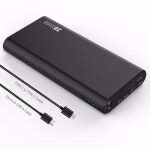 65W PD Portable Power Bank USB C MacBook & iPhone