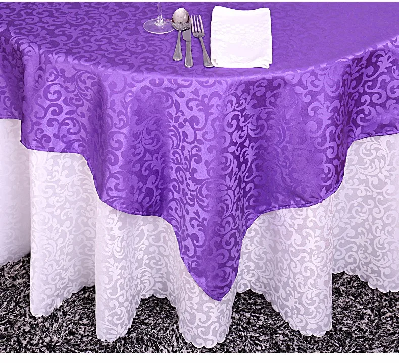 Luxury Round Table Cloth With Overlay For Wedding Buy Table Cloth