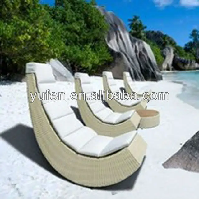 Cast Aluminum Rattan Outdoor Beach Bed Buy Beach Bed,Outdoor Beach Bed,Rattan Beach Bed