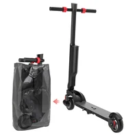 

Two wheels four foldable electric scooter bike smart four folds 3 step scooter removeable battery 250W 36V