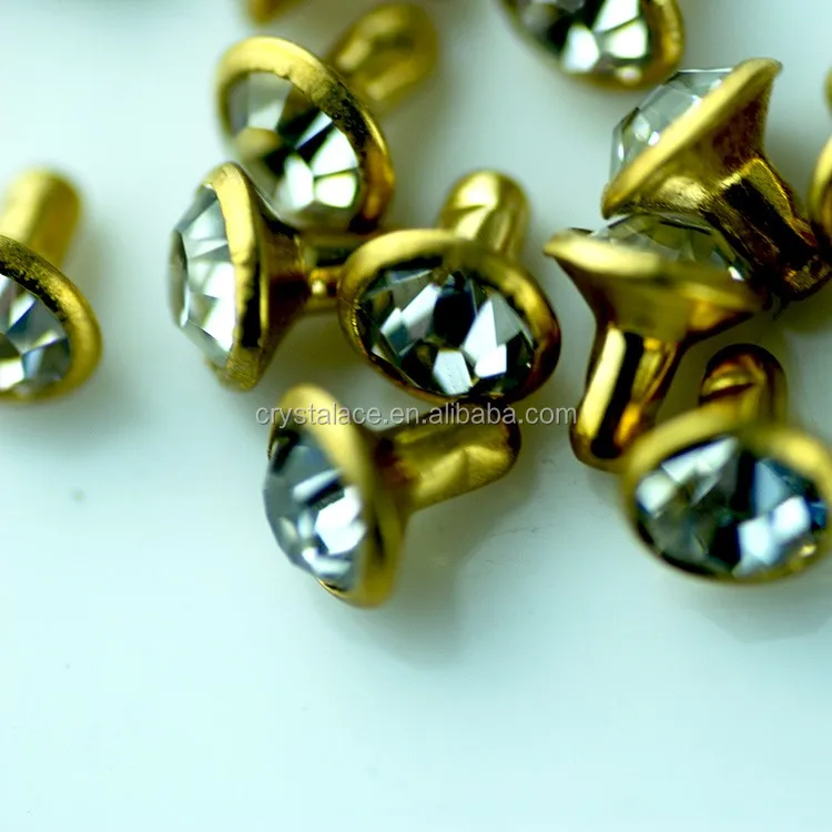 Rhinestone rivets (3)