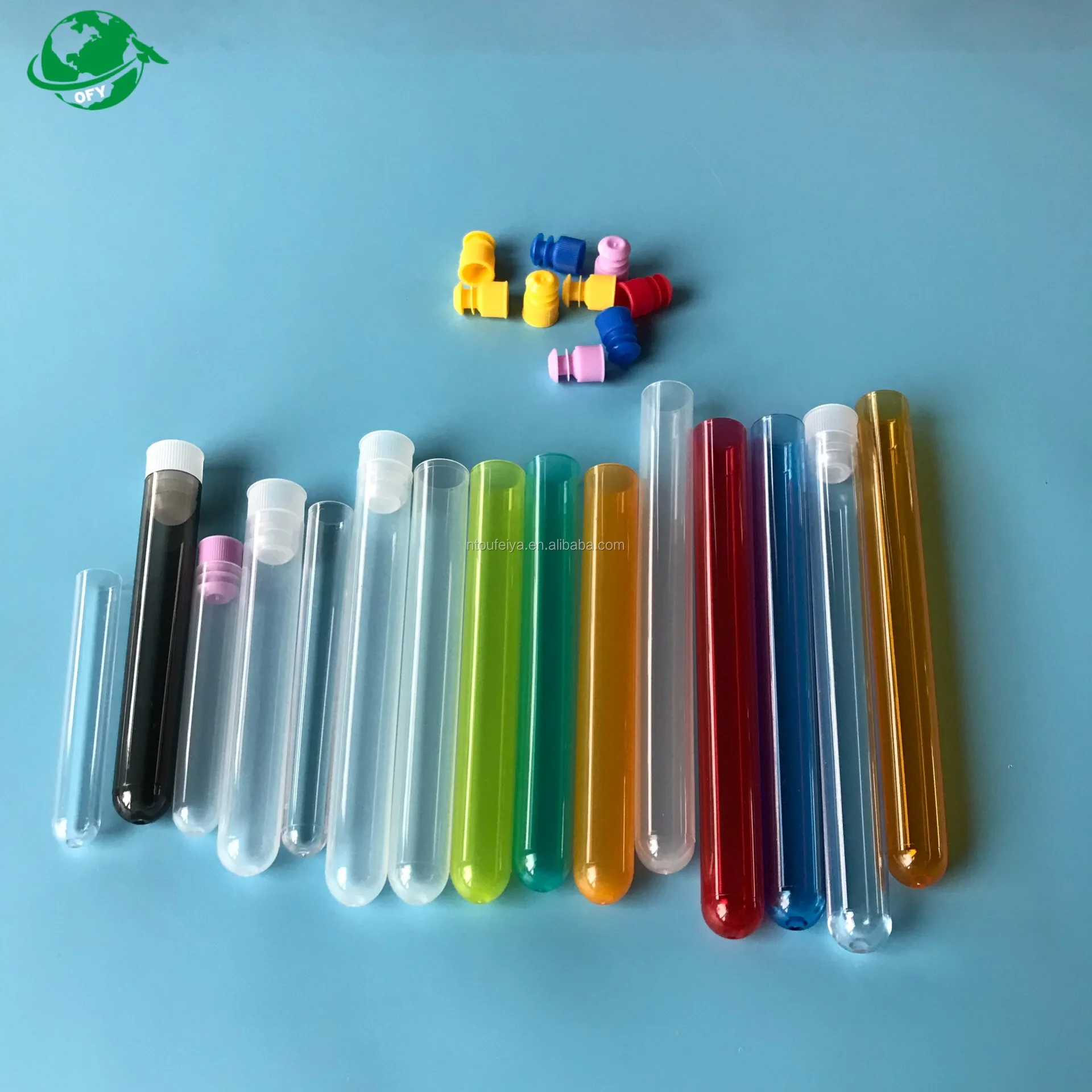 各种尺寸的彩色试管中国供应商便宜的包装价格