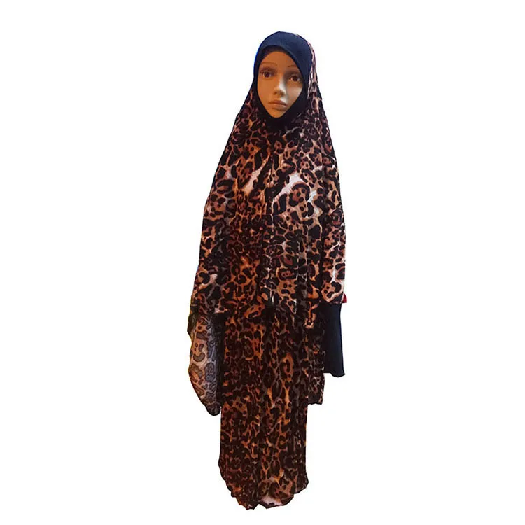 

lycra 5 12 years old girl muslim children kids abaya, Multiprints