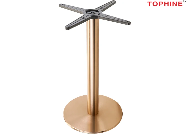 Commercial Contract Tophine Metal Furniture Parts Copper Table Legs Commercial Contract Tophine Metal Furniture Parts Copper Table Legs Rose Gold Base