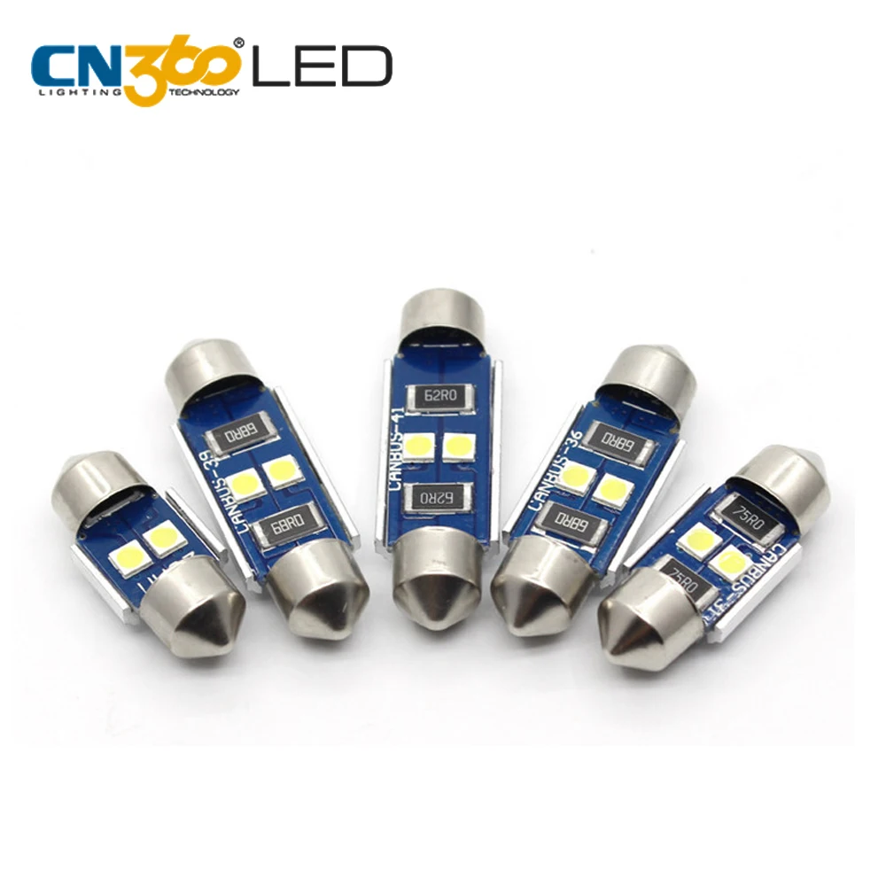 Cn360 Auto Part Accessories 3030 2smd Interior Festoon 39mm Led Make Up