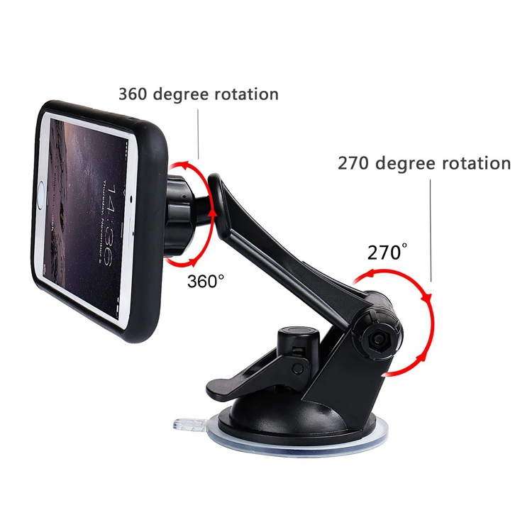 Universal dashboard strong magnetic suction cup car mobile holder