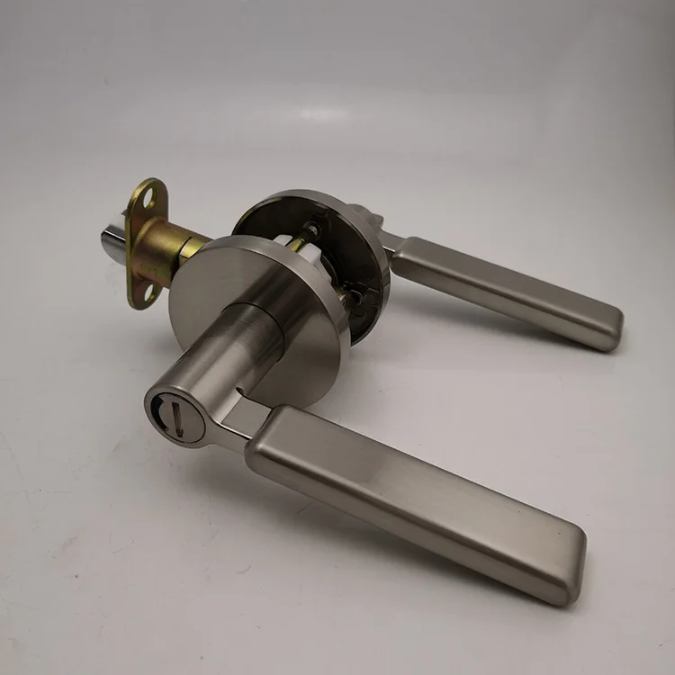 Heavyduty Zinc Alloy Exterior Door Lever Tubular Latch Passage Handle