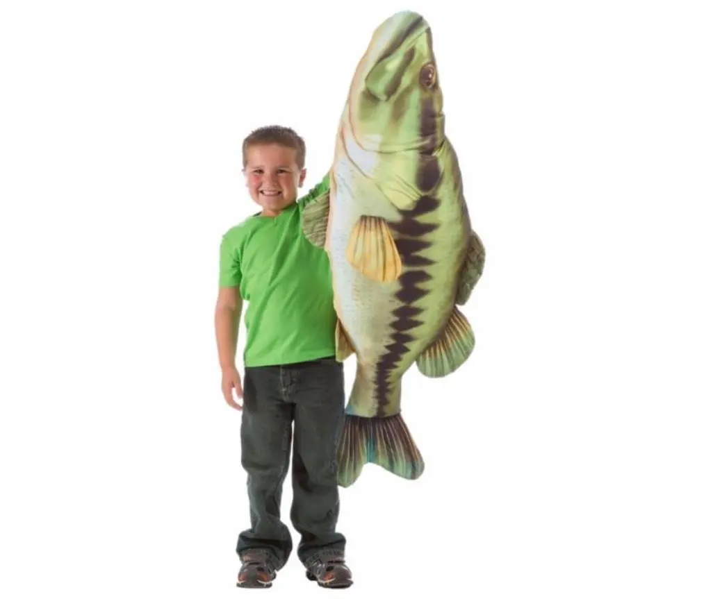 giant stuffed fish pillow