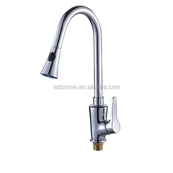 Flg 360 Degrees Swivel Pull Out Spray Kitchen Faucet Pull Down