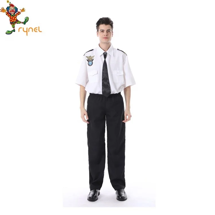 Halloween Airline Airplane Pilot Navy Adult T-Shirt