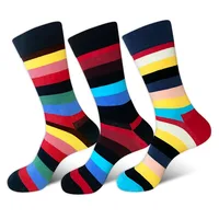 

Strip fashion men socks cotton