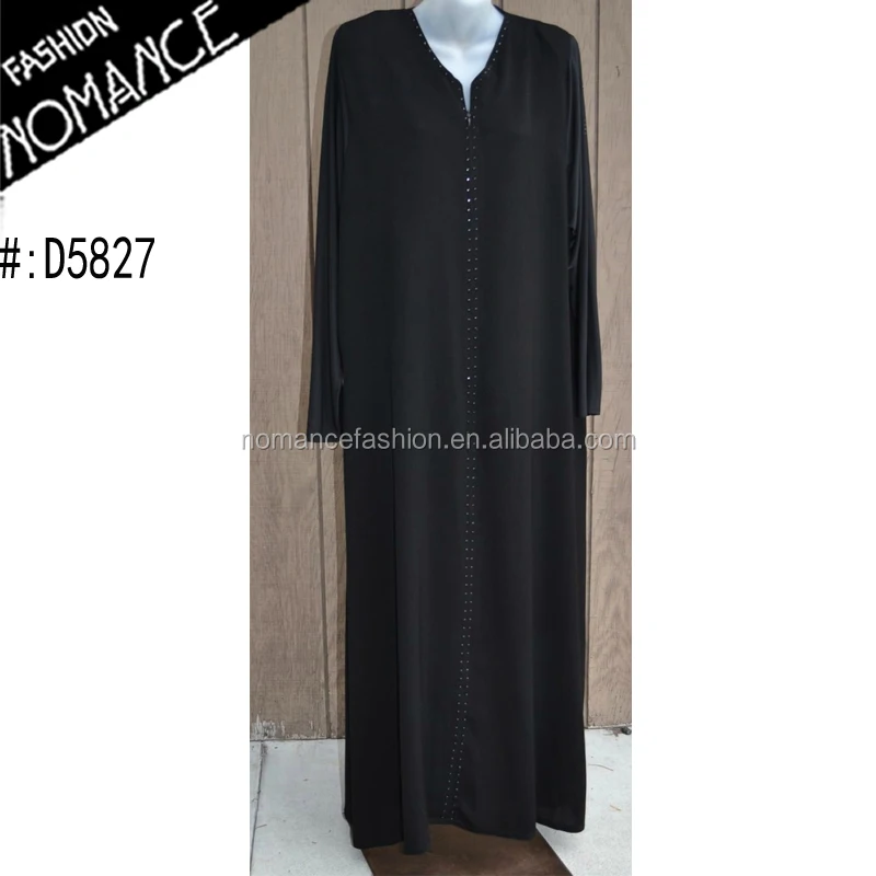 simple black abaya designs