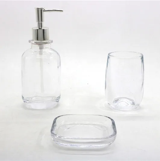 

Customized wholesale soap dish toothbrush holder dispenser tumble bathroom accessories set, As photo or customized