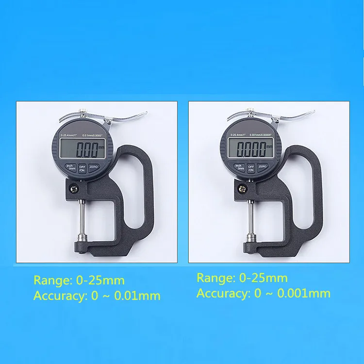 0.001mm 012.7mm Thickness Gauge For Foam/paper/leather Buy Thickness