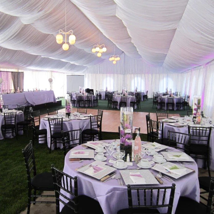 10m x 15m Clear Span Aluminum A Frame PVC Coated Large Wedding Marquee Tent With Lining