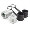 KZE-B 3/8" poppet valve screw type interchange with parker 3000 series 10000 PSI high pressure quick coupling