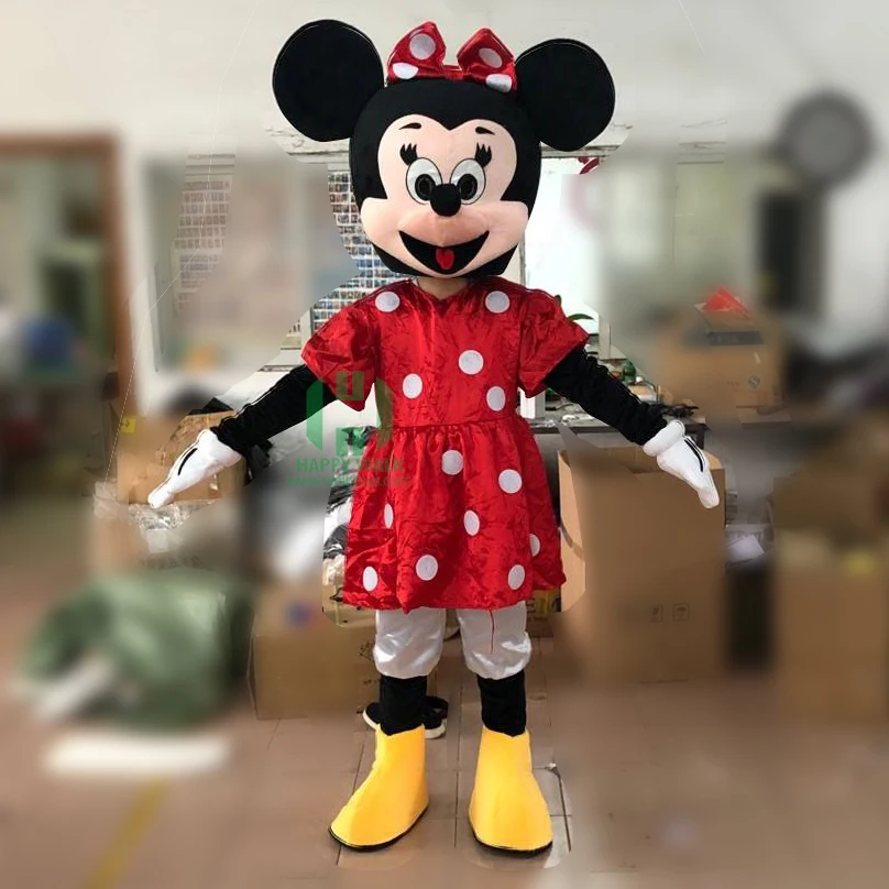 Wholesale Factory Human Mascot Mickey Minnie Walking Mascot Costume For