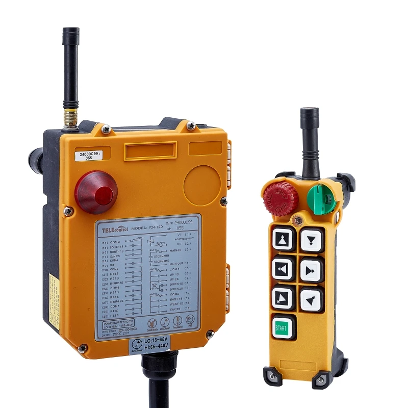 

F24-6D telecrane TELEcontrol UTING remote controller/wireless switch push button/industrial remote controls