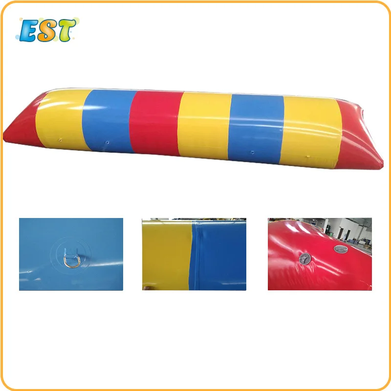 

High Quality Customized PVC Jumping Inflatable Water Catapult Blob Inflatable Water Pillow For Sale, As the picture